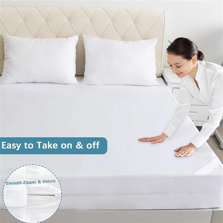Zippered 6-Sided Waterproof Mattress Cover high quality